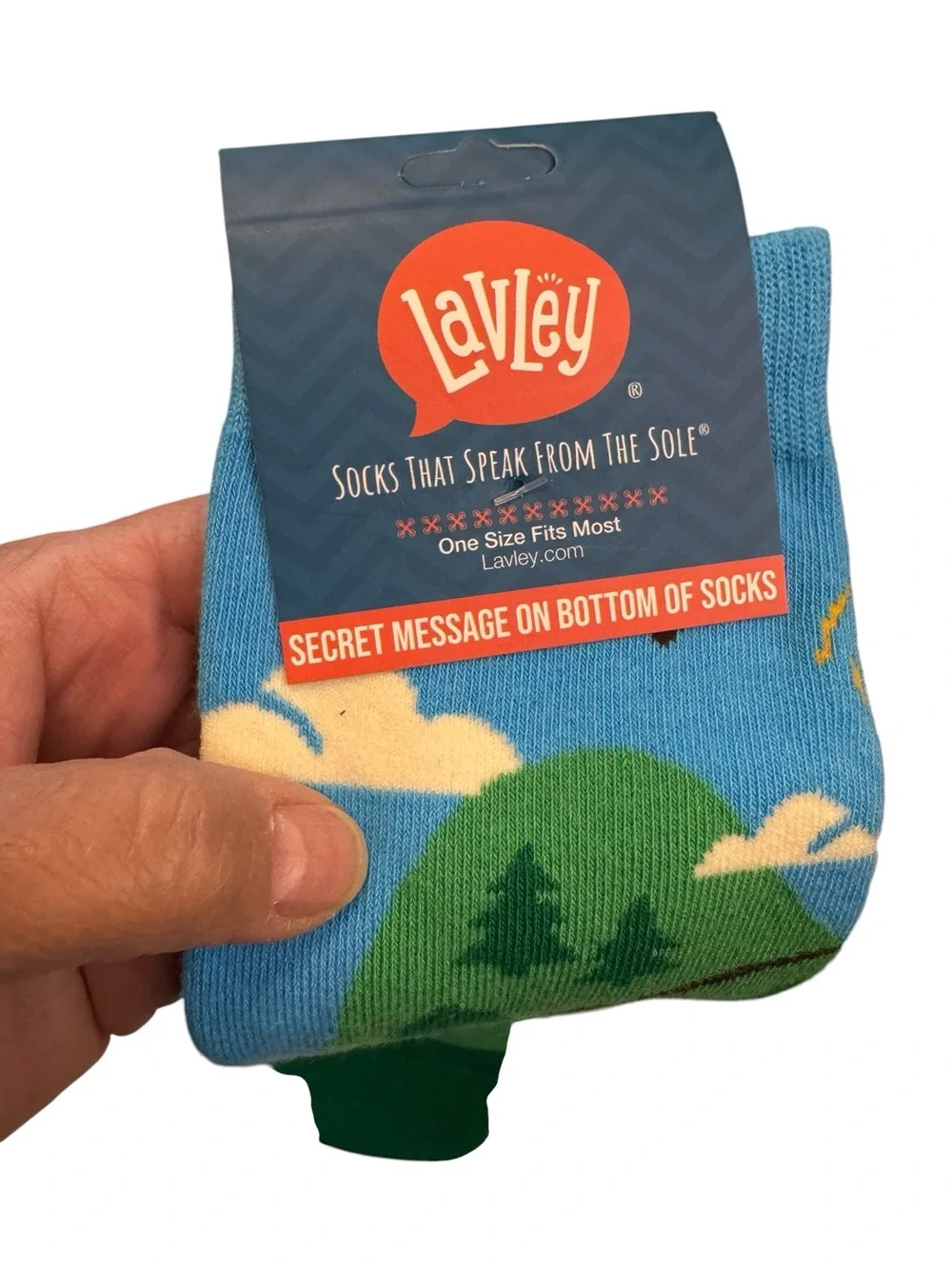 Hiking Mountain Lavely Sock Bundle ONE NWT and ONE GENTLY USED - 2 pairs